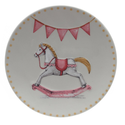 Тарелка "Лошадка", L20 W19,5 H1,5 см