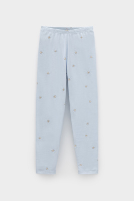 Лосины для девочки Crockid голубой, любимые ромашки к563
