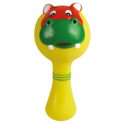 Игрушка-пищалка с ручкой Бегемот Camera