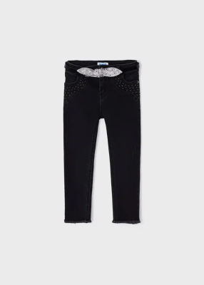 Джинсы + ремень для девочки Mayoral