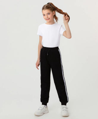 Брюки школьные для девочки Button Blue