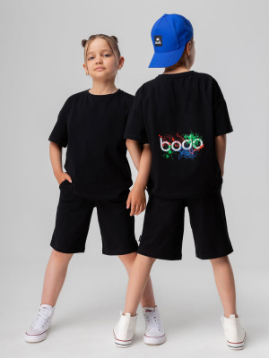 Футболка с коротким рукавом + шорты Bodo черный