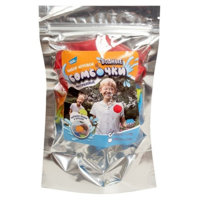 Набор игровой "Водные бомбочки", 4 шт., в/п 20*12*5 см