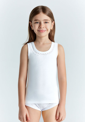 Майка для девочки Baykar белый