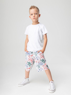 Шорты Bodo белый/мультиколор