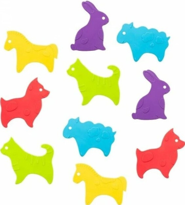 Мини-коврики ROXY-KIDS для ванны антискользящие ANIMALS15 шт Roxy Kids