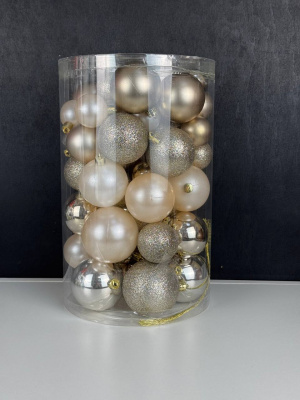 Шар в тубе шампань