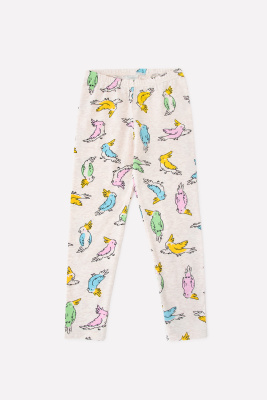 Бриджи для девочки Crockid светло-бежевый меланж цветные какаку к333