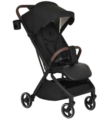Коляска прогулочная PITUSO MATRIX Black/чехол на ножки/PU