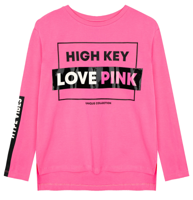 Футболка с длинным рукавом для девочек Gulliver