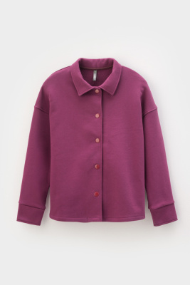 Толстовка для девочки Crockid насыщенная клюква к407