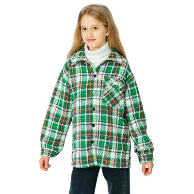 Рубашка для девочки Deloras зеленый