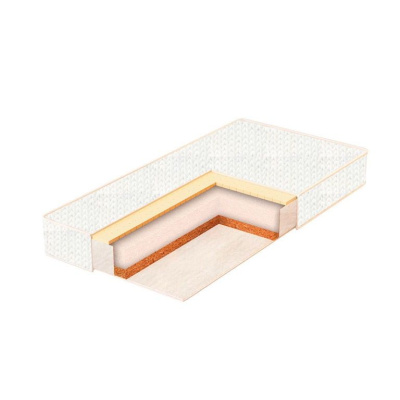 Матрас в детскую кроватку BAMBOLA ARIA LUXE 12, Трикотаж*