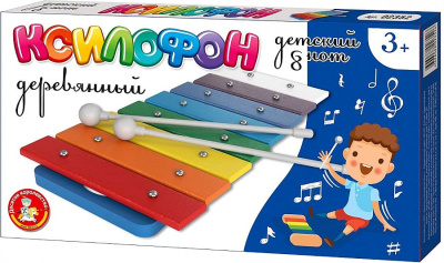 Деревянный ксилофон 8 нот 02352