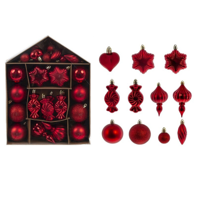 Набор из 32шт Украшение новогоднее Шар L24 W6 H32 см