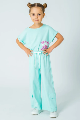 Брюки для девочки Deloras мятный