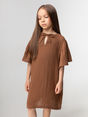 Платье для девочки Bodo коричневый