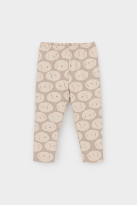 Лосины Crockid темно-бежевый собачки к491