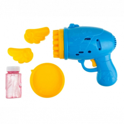 1toy Мы-шарики! игрушка для пуск. мыл. пуз. на бат. бластер, свет эфф., 2*50 мл, блистер 