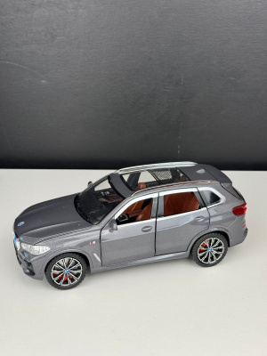 Машина BMW X7 серый, металл, муз. 20см