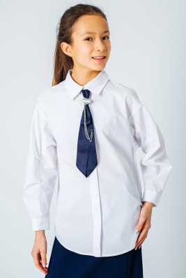 Блузка школьная для девочки Deloras белый