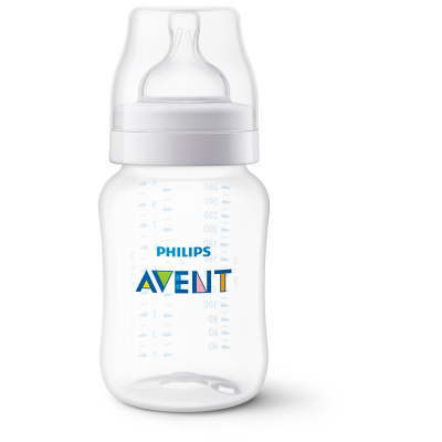Бутылочка 260мл пластик 1м+ Anti-colic  AVENT Anti-colic 