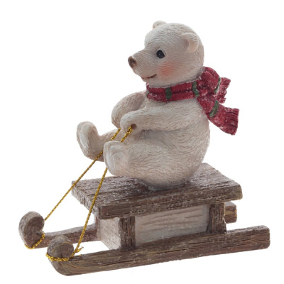 Фигурка Медвежонок, L8 W3,5 H8 см