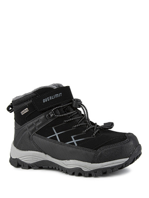 Ботинки для мальчика Kapika черный-серый