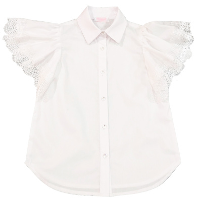 Блузка для девочки COLABEAR белый