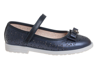 Туфли для девочки Сказка темно-синий