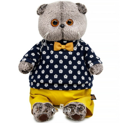 Басик в джемпере в цветочек Ks25-274