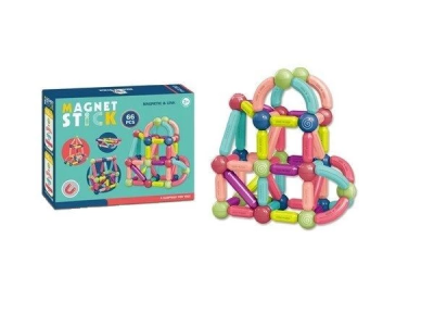 Конструктор магнитный, 66 элементов