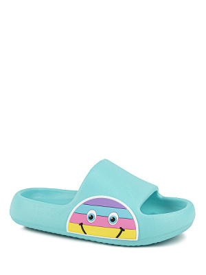 Шлепки для девочки Kapika бирюзовый