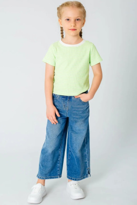 Футболка с коротким рукавом для девочки Deloras зеленый