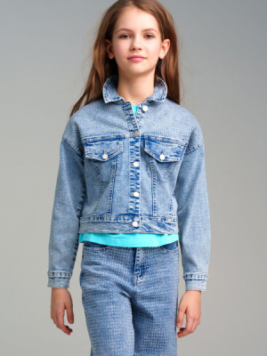 Куртка джинсовая для девочки PlayToday
