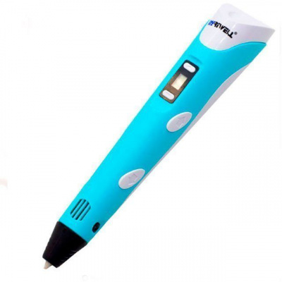 Ручка 3D третьего поколения с ЖК экраном голубая MyRiwell