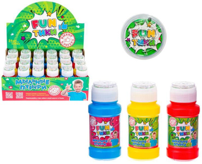 Мыльные пузыри FUNтики с лабиринтом на крышке 