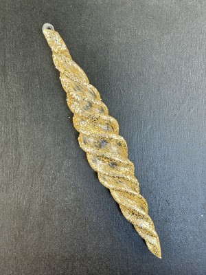 Ёлочное украшение Сосулька L3 W3 H30 см