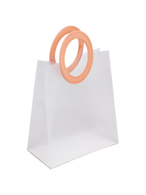 Пакет 24х12,5х28см прозрачный с вырубной ручкой 141V-849