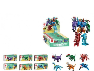 Конструктор пласт. динозавр