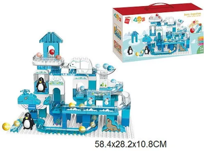 Конструктор Зимние горки с пингвинами 