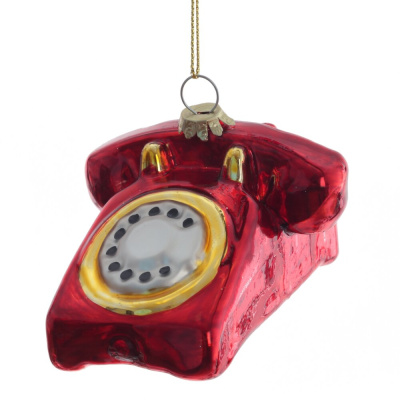 Украшение новогоднее Телефон L8,5 W8 H4,5 см