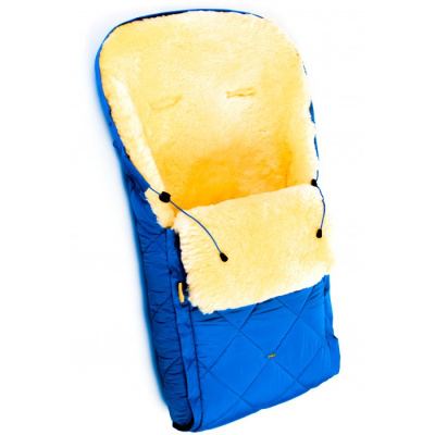 Конверт детский меховой  из натуральной овчинки Ramili Baby Classic Blue