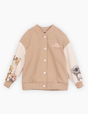 Жакет для девочки Bell Bimbo набивка/бежевый