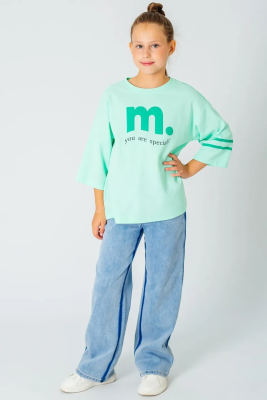 Джинсы для девочки Deloras синий