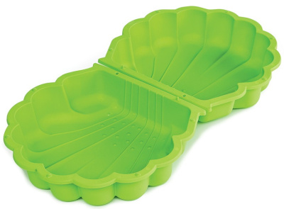 Песочница с крышкой PARADISO РАКУШКА (87 x 78 x 20h) Зеленый