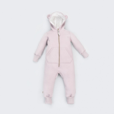 Комбинезон KiDi Пикколино-2 футер пыльная сирень