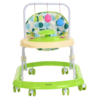 Ходунки Считалка (8 пласт.колес,игрушки,муз) 67х55х67 Green/Лайм BAMBOLA 