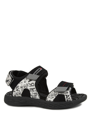 Сандалии для мальчика Kapika черный-серый