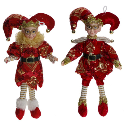 Игрушка набивная "Клоун", L13 W5 H25 см, 2в.